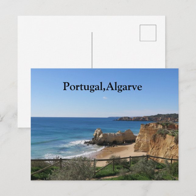Cartão Postal portugal,europa,algarve (Frente/Verso)