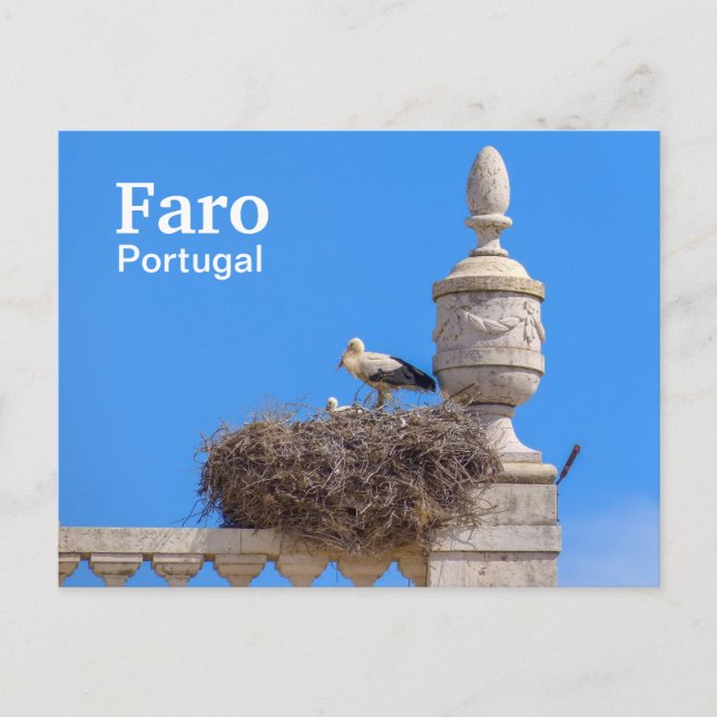 Cartão Postal Portugal Faro no Algarve (Frente)