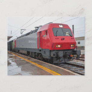 Cartão Postal Portugal: Intercidade com el. locomotiva 5618