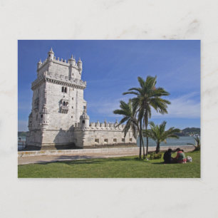 Cartão Postal Portugal, Lisboa. Torre Belem, um Mundo da UNESCO 