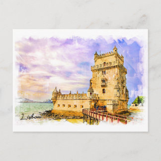 Cartão Postal Portugal, Lisboa - Torre de Belém