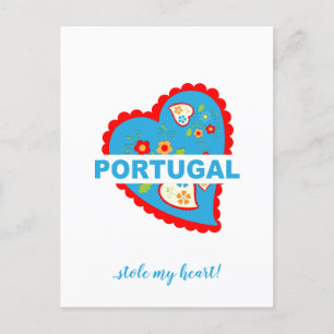 Cartão Postal Portugal roubou meu coração