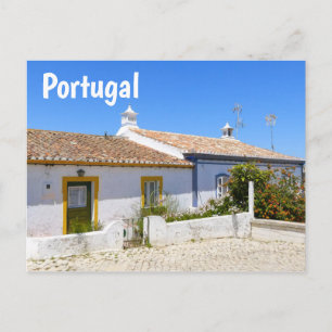 Cartão Postal Portugal: Velhas Casas Tradicionais no Algarve