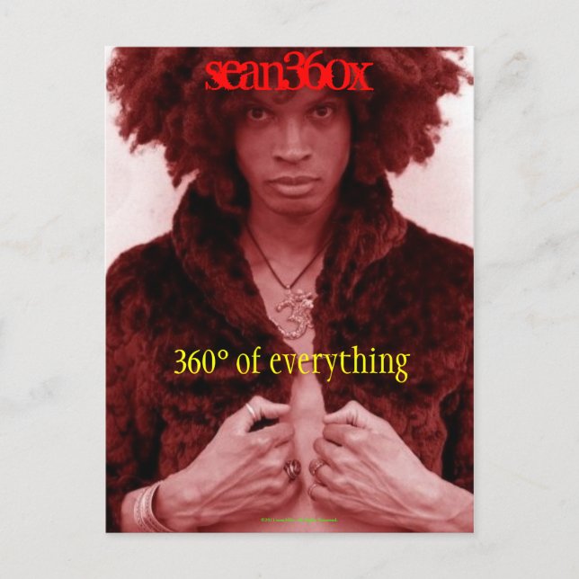 Cartão Postal Pós-placa vean360x 360° GLAMazon (Frente)