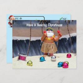 Cartão Postal Pós-travessia - Natal da Festa de Praia do Papai N