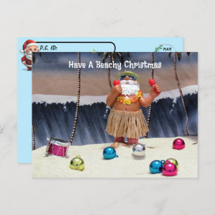 Cartão Postal Pós-travessia - Natal da Festa de Praia do Papai N