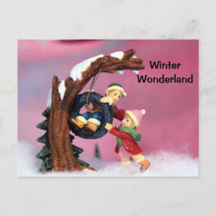 Cartão Postal Pós-travessia - Swap de Árvore Infantil Wonderland