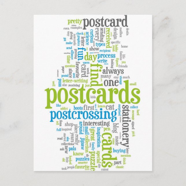 Cartão postal "Pós-travessia verde" (Frente)