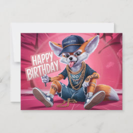 Cartão Postal Poscards Happy Birthday Renard 03