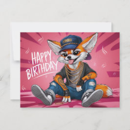 Cartão Postal Poscards Happy Birthday Renard 06