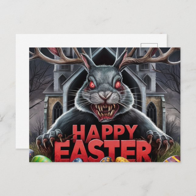 Cartão Postal Poscards Happy Easter 03 (Frente/Verso)