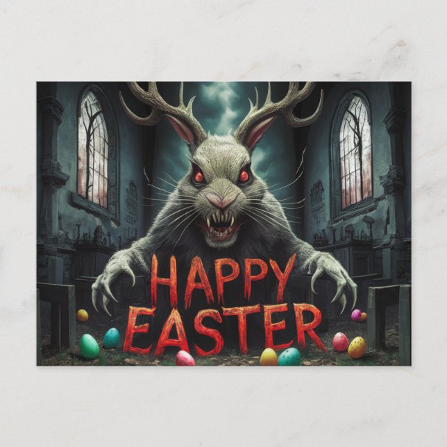 Cartão Postal Poscards Happy Easter 06 (Frente)