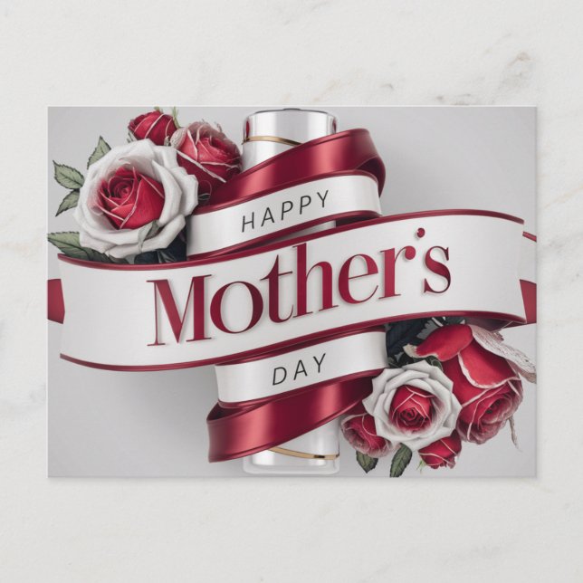 Cartão Postal Poscards Mother's Day Fleur 06 (Frente)
