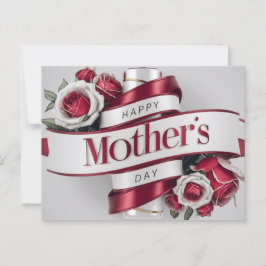 Cartão Postal Poscards Mother's Day Fleur 06