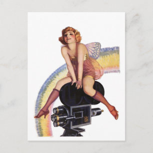 Cartão Postal Pose da Câmera com Arco