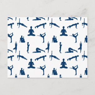 Cartão Postal Poses de Yoga
