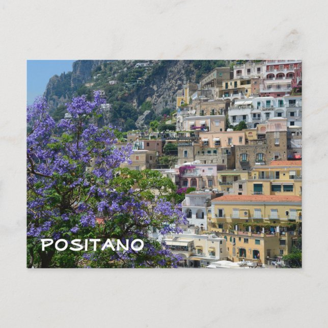Cartão Postal Positano, Itália (Frente)