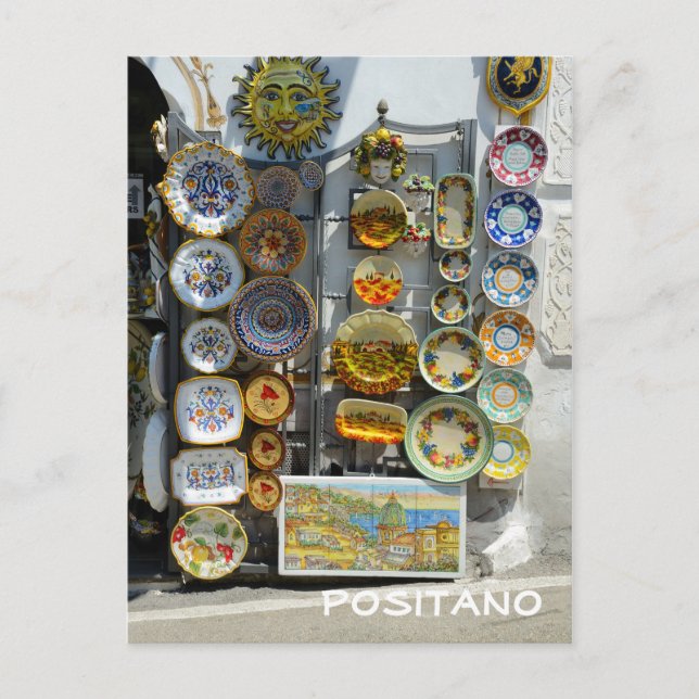 Cartão Postal Positano, Italia (Frente)