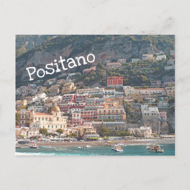 Cartão Postal Positano, Itália (Frente)