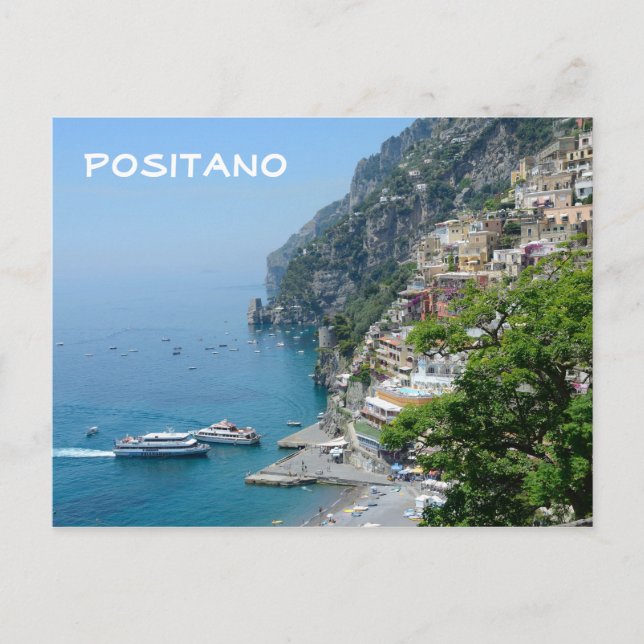 Cartão Postal Positano, Itália (Frente)
