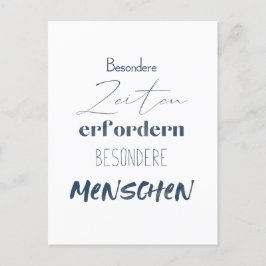 Cartão Postal Positiver Spruch Zitat auf einer Postkarte