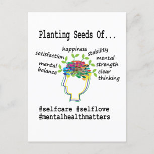 Cartão Postal Positividade para a saúde mental