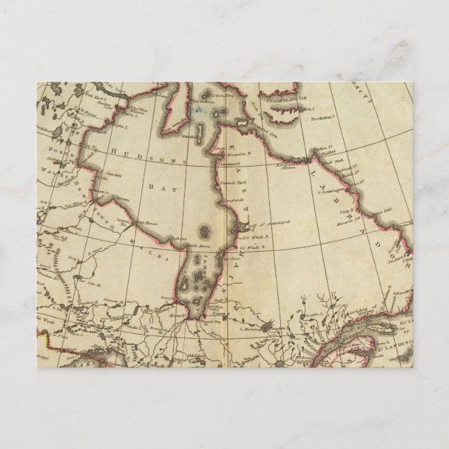 Cartão Postal Posse Britânica na América do Norte (Frente)