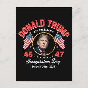 Cartão Postal Posse do Presidente Donald Trump Dia 2025