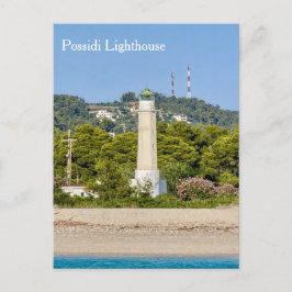 Cartão Postal Possidi Lighthouse, Greece, Postcard