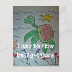 Cartão Postal Posso ser lento, mas chego lá