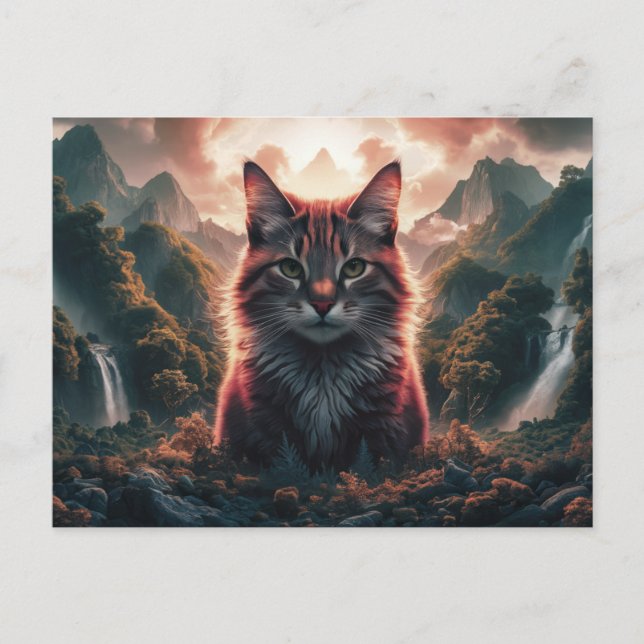 Cartão Postal Post card  Cat  Série 10  (Frente)