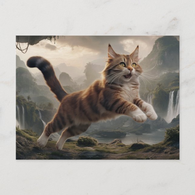 Cartão Postal Post card  Cat  Série 10 18 (Frente)