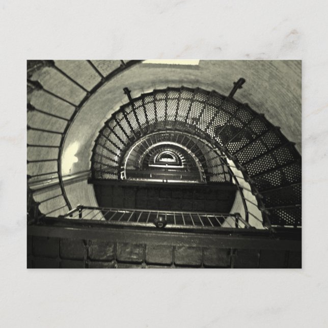 Cartão Postal POST CARD Currituck Light House - Outer Banks, NC (Frente)