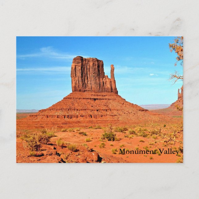 Cartão Postal Post Card  -  Monuent Valley (Frente)