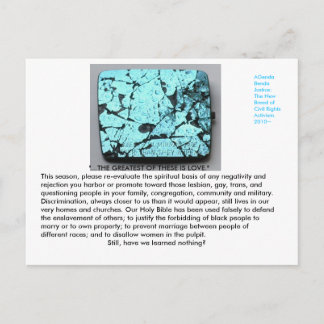 Cartão Postal Post cards for LGBT communities to send to church