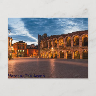 Cartão Postal Postacard Arena de Verona