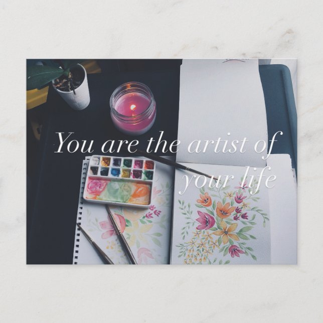 Cartão Postal Postal arte  (Frente)