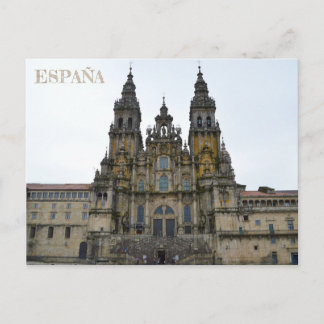 Cartão Postal postal Catedral de Santiago de Compostela