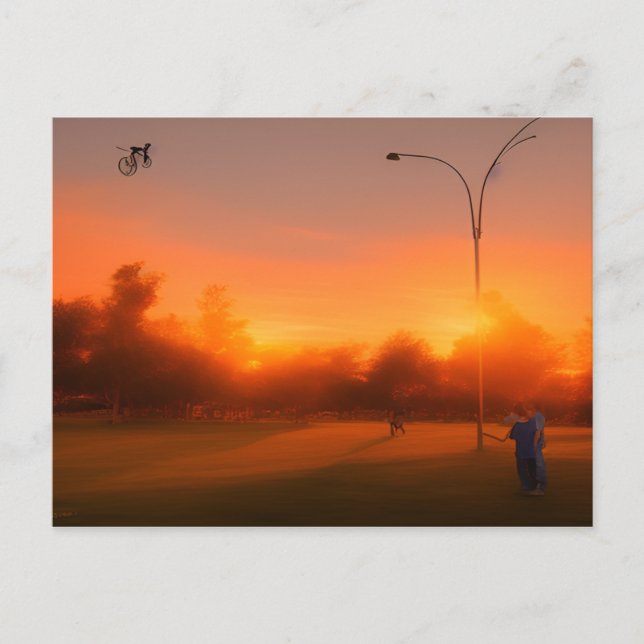 Cartão Postal postal de agradecimiento (Frente)