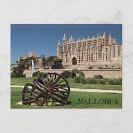 Cartão Postal postal de la Catedral de la isla de Mallorca