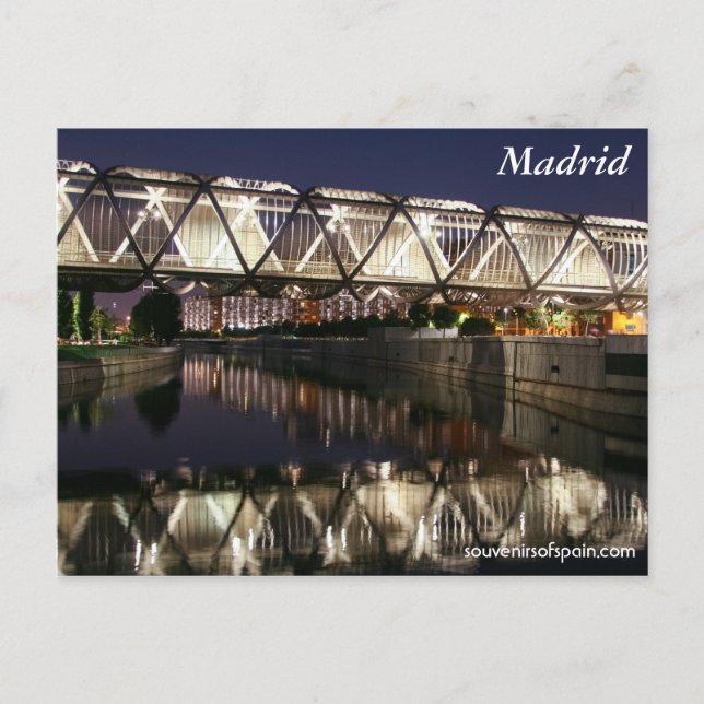 Cartão Postal Postal del "Puente de Perrault" (Frente)