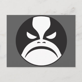 Cartão Postal Postal Icono Metalizado negro
