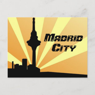 Cartão Postal Postal Madrid