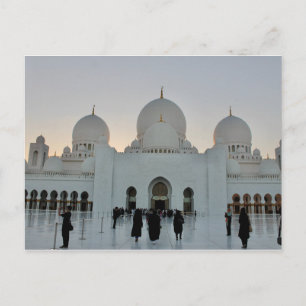 Cartão Postal Postal Mezquita Sheik Zayed, Abu Dabi