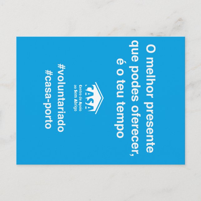Cartão Postal Postal - O melhor apresentado (Frente)