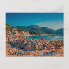 Cartão Postal postal Puerto de Sóller en la isla de Mallorca