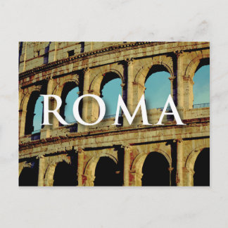Cartão Postal Postal Roma Itália Europa Wanderlust