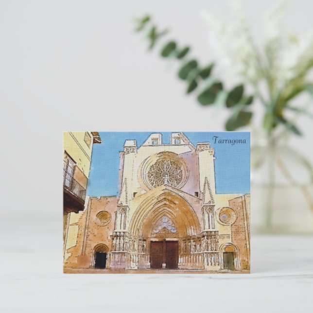 Cartão Postal Postal Tarragona (Em pé/Frente)