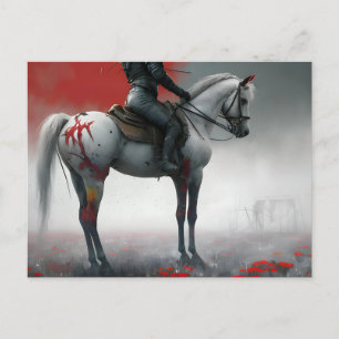 Cartão Postal Postar cavalo apocalíptico