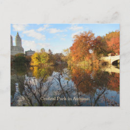 Cartão Postal POSTCARD Central Park Reflections New York City